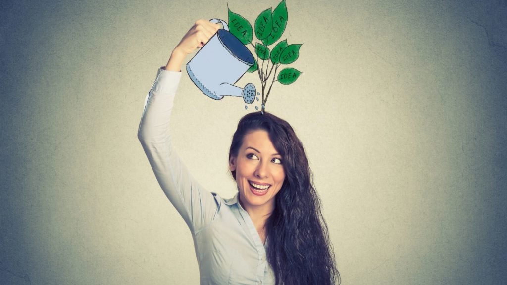 Woman feeling empowered after learning more about MBTI