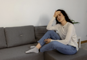 Woman in perimenopause phase
